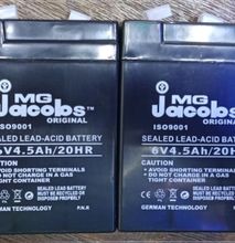 MG Jacobs 6V 4.5Ah 20H Sealed Lead-Acid Battery